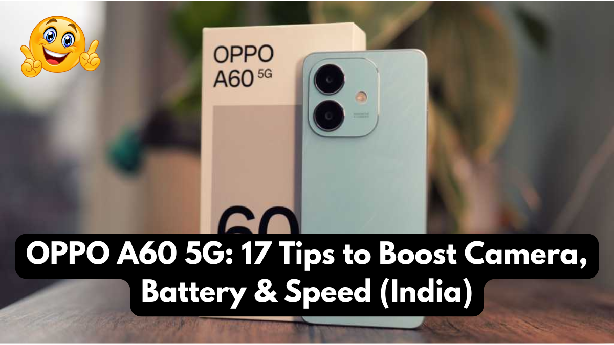 OPPO A60 5G: 17 Tips to Boost Camera, Battery & Speed (India)