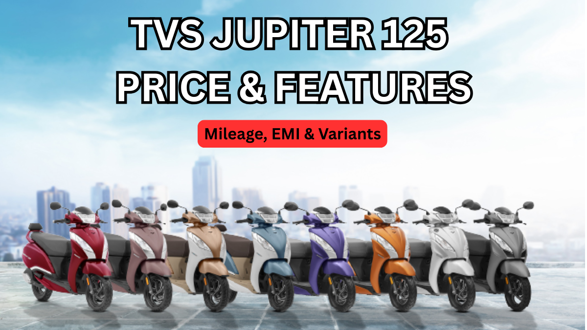 TVS Jupiter 125 Price & Features: Mileage, EMI & Variants
